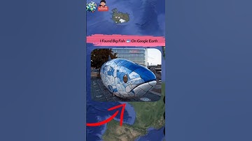 I Found Gaint Big Fish 🐟 On Google Map Or Google Earth 🌎#bigfish#maps #ytshort