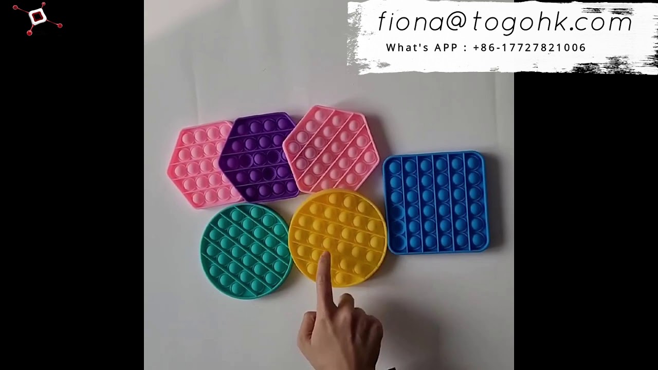 custom pop fidget toys factory