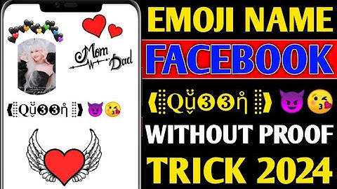 How to create emoji 😈 name facebook id Without Update 2023 | Emoji name facebook id new script 2023