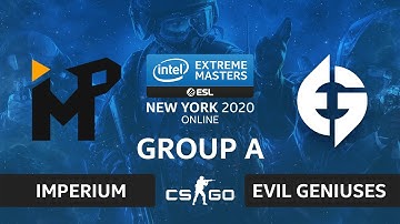 CS:GO - Evil Geniuses vs ImPerium [Mirage] Map 1 - IEM New York 2020 - Group A - NA