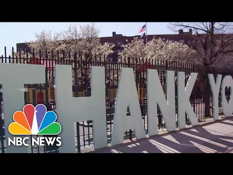 Americans Say Thanks To Health Care Workers With Applause, Meals And More | NBC Nightly News
