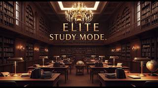 1 Hour Elite Study  In Harvard Library   Deep Work Instrumental no S