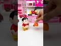 ASMR unboxing toys Shin Chan and pig playing hide and seek.#asmr #short #funny