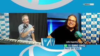 DESDE MAR DEL PLATA, GERARDO SAINZ (PIANISTA DE VITILLO ABALOS) LO LUMVRISE Y JUAN TRAVESAÑO