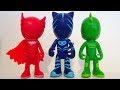 Learn Colors With Finger Paints Hand Painting Pj Masks Toys & Super Wings Toys