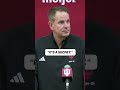 ✋🤫 Cignetti on the “Attack” message written on his hand #cfb #Indiana #cignetti
