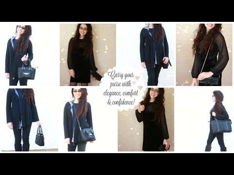 Ladylike Charm: Carrying Purses & Handbags With Elegance