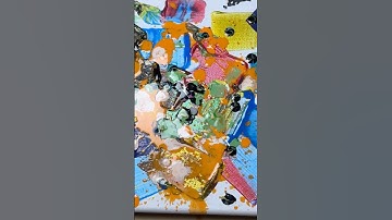 Color Chaos: Abstract Art in Motion #satisfying #fun