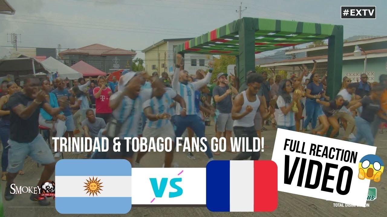 Trinidad & Tobago🇹🇹 fans Go Wild for Argentina’s 2022 World Cup Win! 🇦🇷🎉