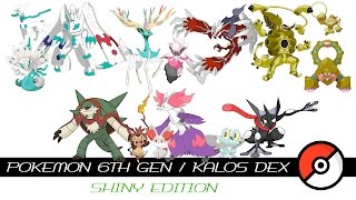 6] Kalos Shiny Master Dex Complete (all possible species, variants