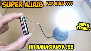 Cara membuat lampu menyala tanpa listrik