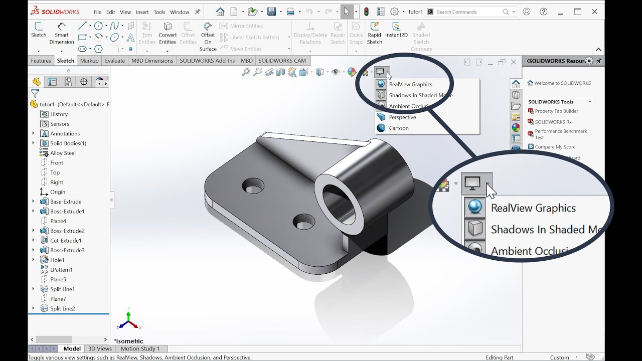 download realview graphics solidworks