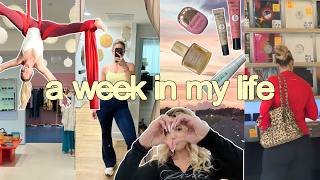 a week in my life | aerial silks, work from home, mall haul, & Airbnb tour