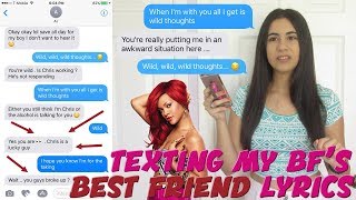 TEXTING MY BOYFRIEND'S BEST FRIEND WILD THOUGHTS RIHANNA x DJ KHALED LYRICS | Just Sharon