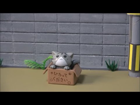ブライトリンク（BRIGHT LINK）から出てるカプセルトイ「おねだりネコ」が可愛い！ - YouTube