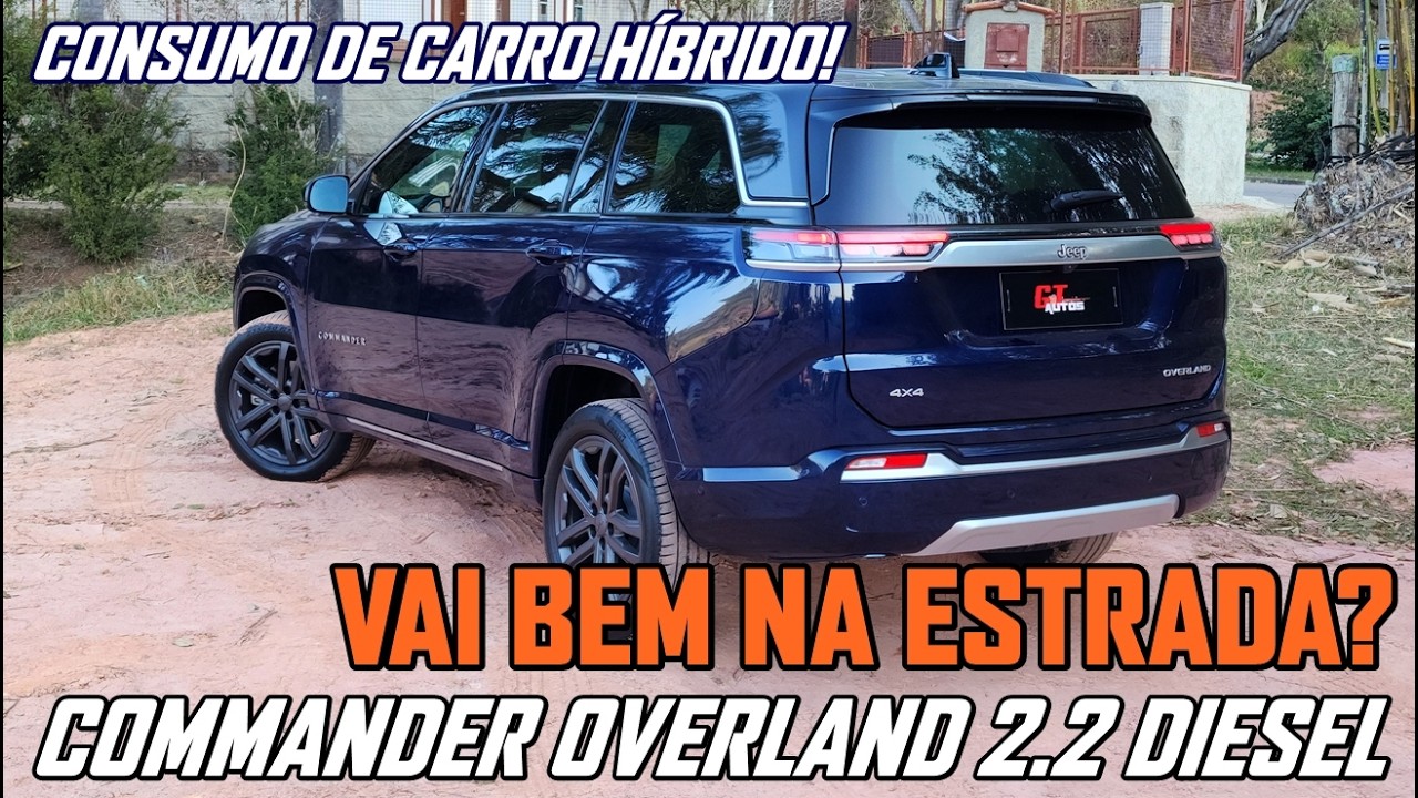 Viajando com o Jeep Commander Overland 2.2 Diesel: consumo surpreendente, mas o conforto decepciona?