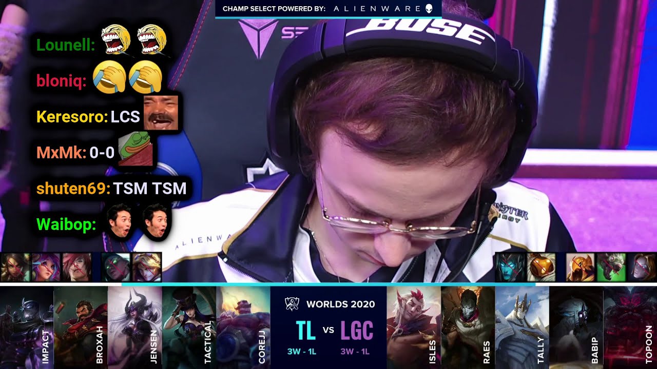 TL vs LGC | 2020 Worlds Play-In Day 4 | Twitch VOD with Chat