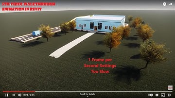 5th Video Walkthrough Animation In Revit