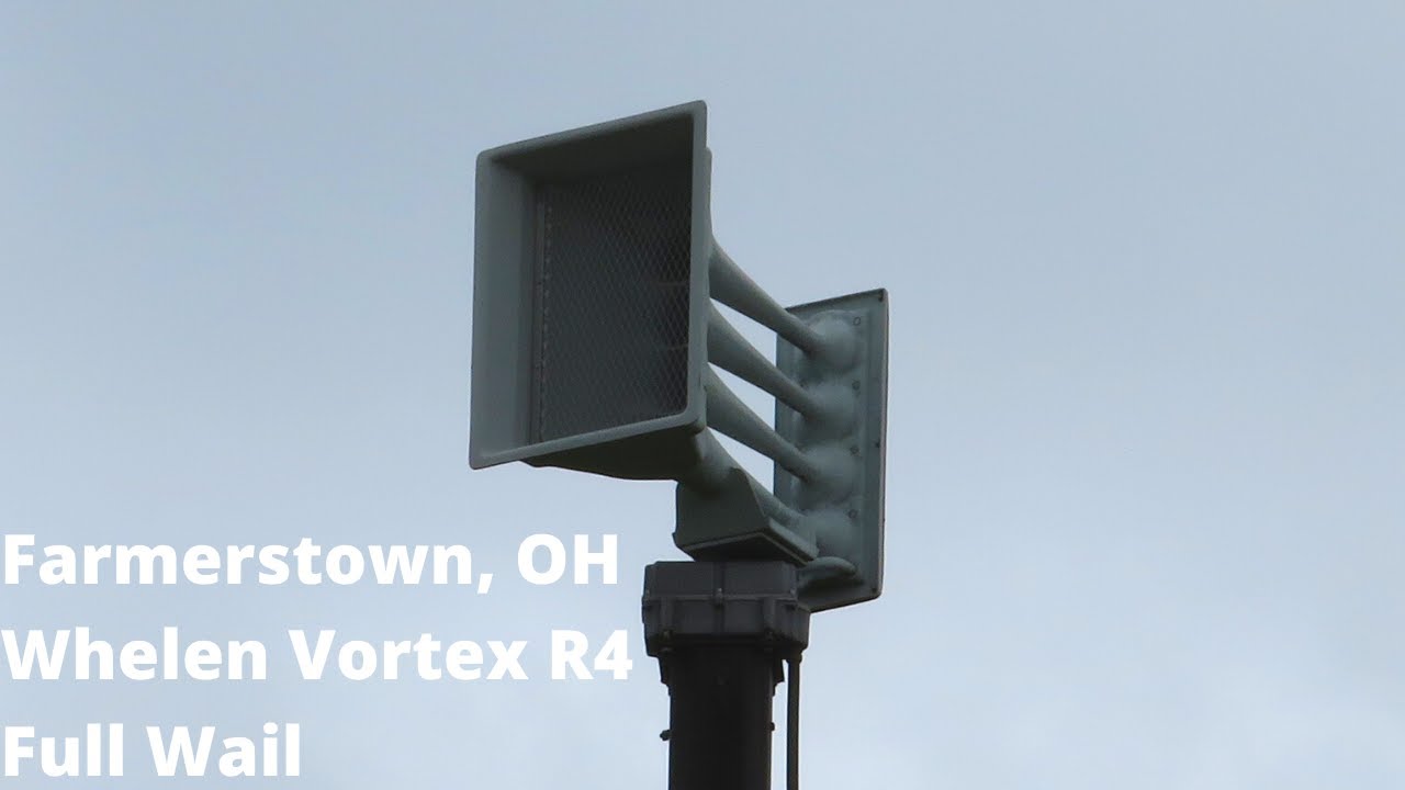 Farmerstown, OH - Whelen Vortex Siren Test - Full Wail - 8/15/20