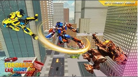 Robot Tornado Transform Shooting Ep-1 | Rescue City Robot Transform Android GamePlay | By Game Crazy