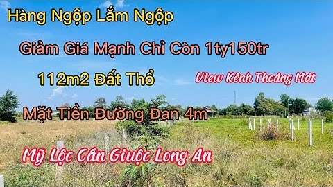 Đất Cần Giuộc , Long An Bán 112m2 đất Thổ Mặt Tiền Đường Đan 4m Giá Siêu Ngộp