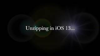 Unzipping Files in iOS 13 on your iPad screenshot 4