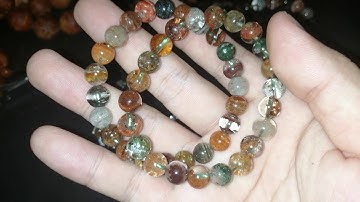 Vòng đá Thạch Anh Ưu Linh Ngũ Sắc | Mộc Hương Shop