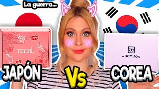 PONIENDO A PRUEBA JAPÓN Vs COREA POR SU MAQUILLAJE #2 | 3 CAJAS ÉPICAS!!