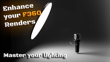 Fusion360 Rendering tip - Create your lights tutorial