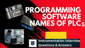 Leading brand of PLCs and their programming software.Siemens,Allen-Bradley,Omron..etc