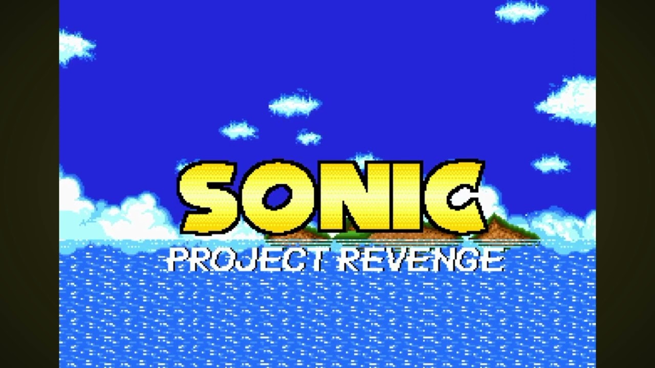 Sonic Project Revenge SHC 2024 - Title Screen (Master System Style)
