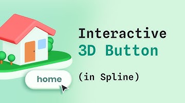 How to Create 3D Button Interactions in Spline | Beginner