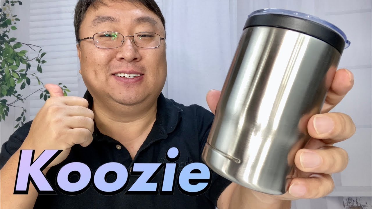  KOOZIE Stainless Steel Triple 3-in-1 Can Cooler