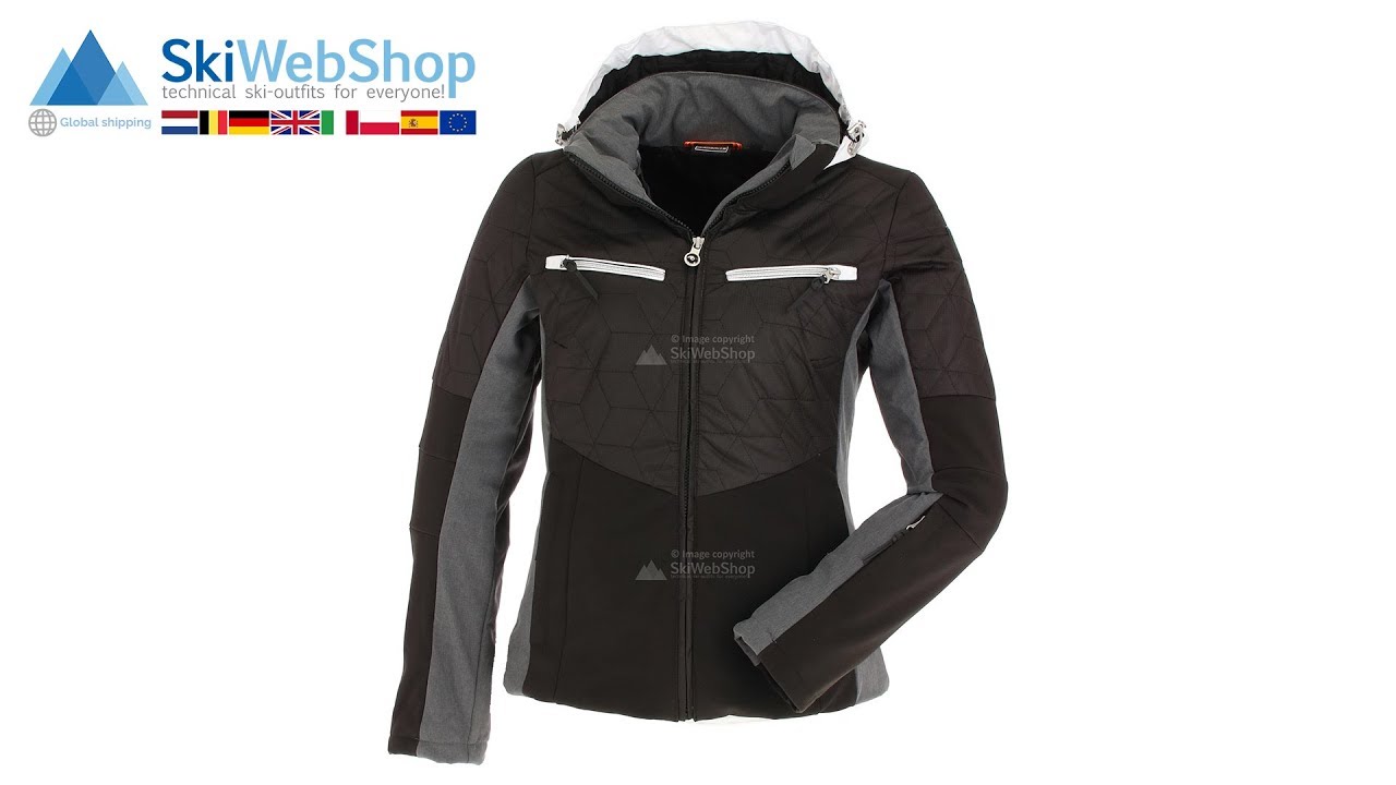 Icepeak, Chloe, Softshell Skijacke, Damen, schwarz Icepeak, Chloe, Softshell Skijacke, Damen, schwarz