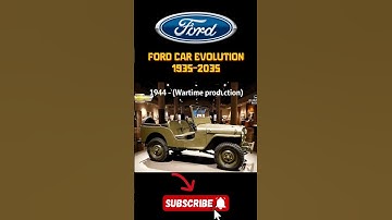 Ford Evolution in 13 second | 1935-2025 #automobile #carreview #facts #europeanmotive