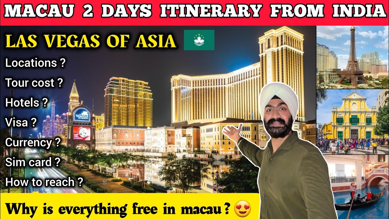 Поездка в Макао из Индии | Маршрут по Макао на 2 дня | Путеводитель по Макао | Лучшие места для п...