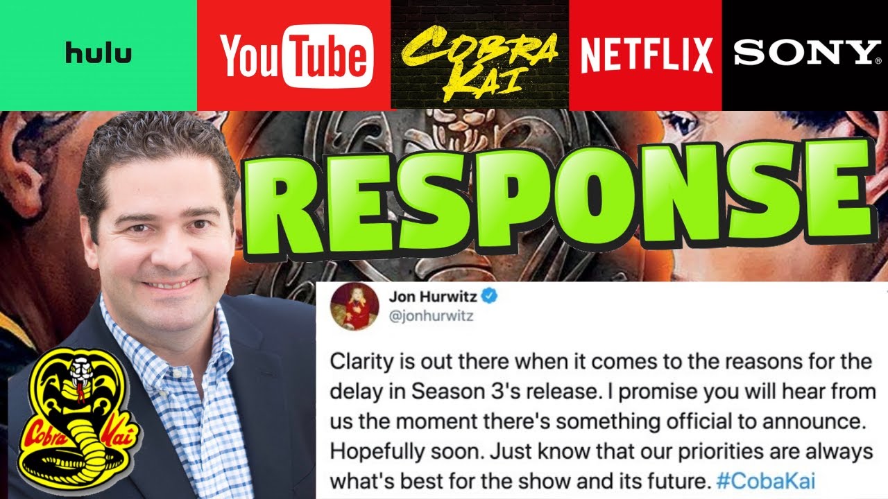 Jon Hurwitz Responds To Cobra Kai Leaving YouTube - YouTube