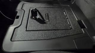 Console Vault installation in 2023 GMC Sierra with bench 40/20/40 seat