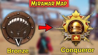 Miramar Map Tips And Trick 100% Bronze to Conqueror / Conqueror rank push tips and tricks