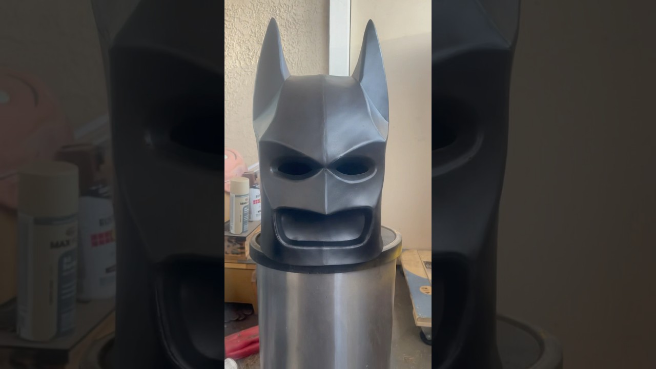 Lego Batman Mask DIY #legobatman #batmancostume #lego #batman #cosplaydiy #foamcrafts #foamsmith