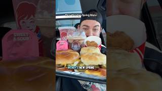 Trying Wendy’s New Spring Menu 🍔 #food #fastfood #wendys #eating