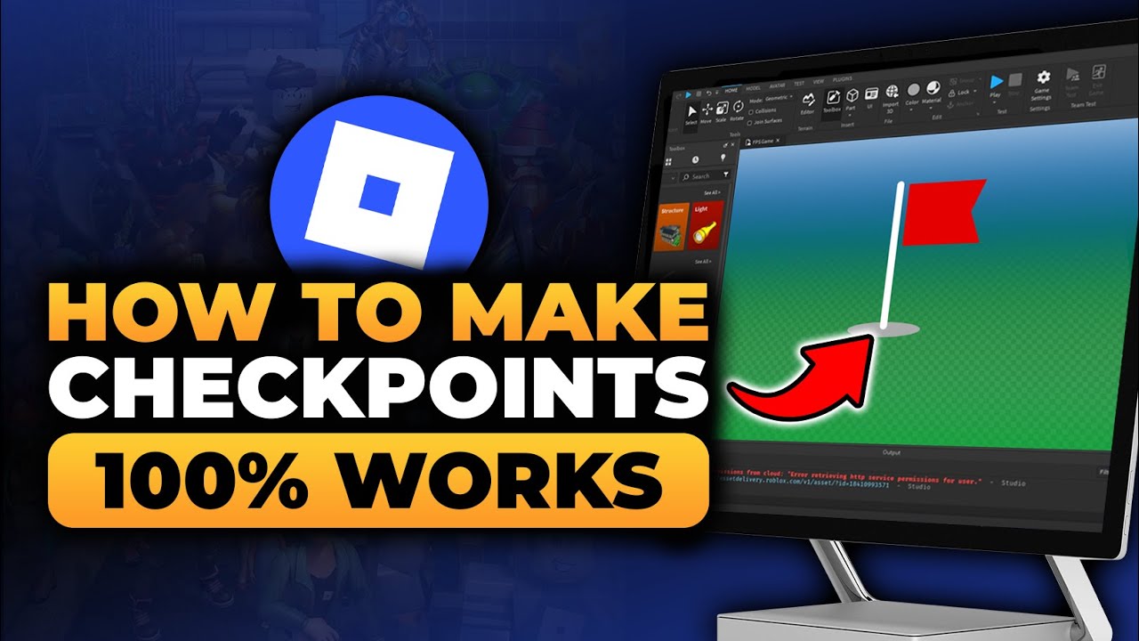 How To Make Checkpoints in Roblox Studio (FAST & EASY) | 100% WORKS ...