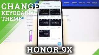 How to Change Keyboard Theme in Honor 9X - Personalize Keyboard Layout screenshot 2