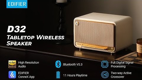 Discover the POWER of Edifier D32 BT Speaker!