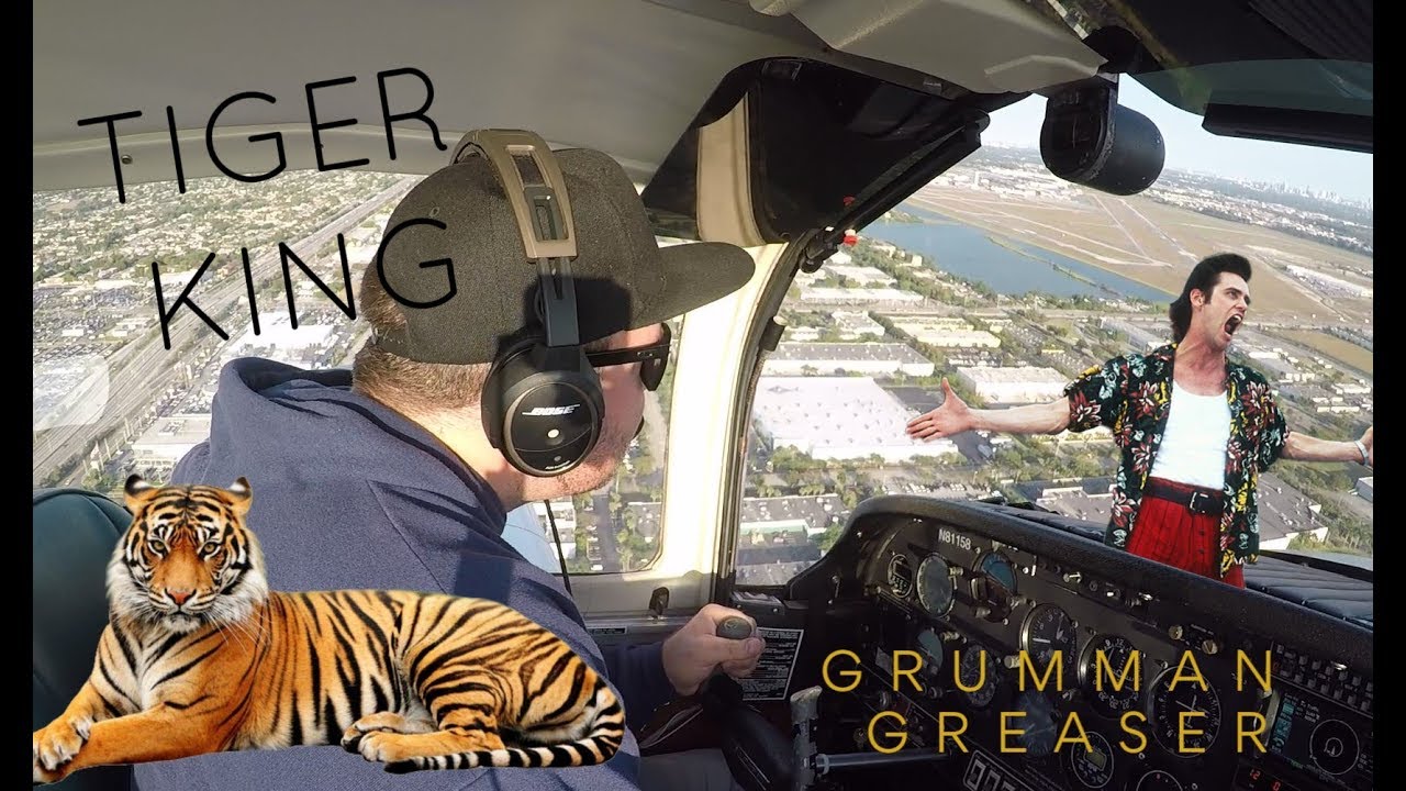FLYING A GRUMMAN TIGER to Opalocka, FL TIGER KING YouTube