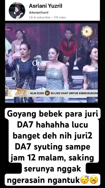 Goyang bebek para juri DA7 Indosiar😄 #da7 #indosiar #soimah #dewipersik #wikasalim