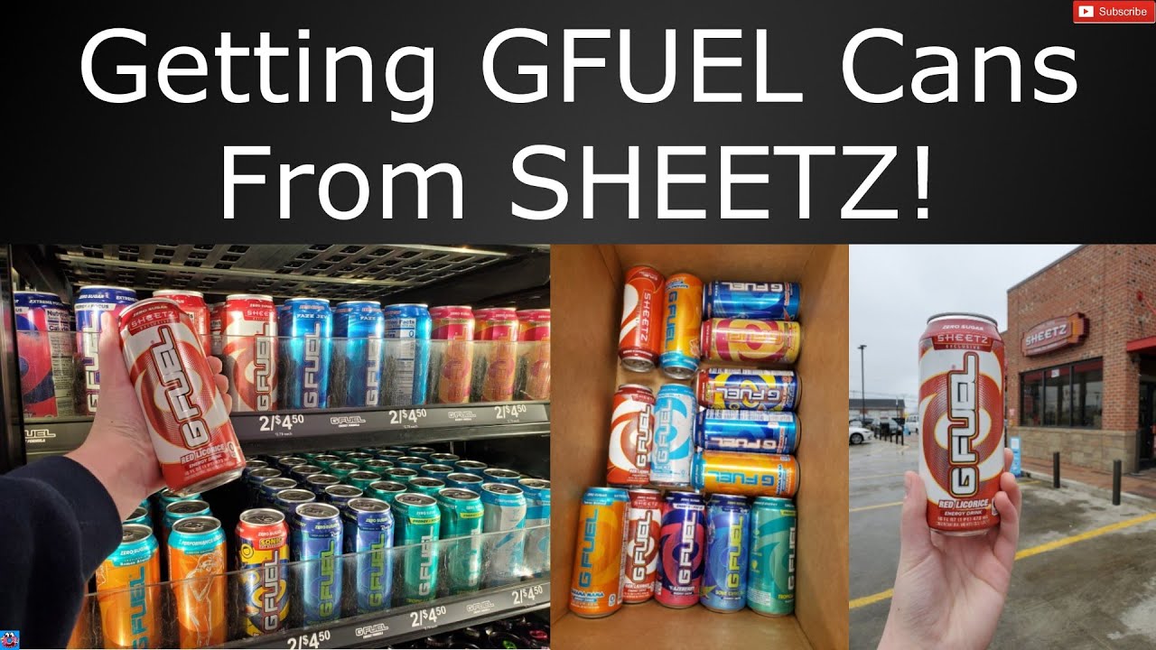 Getting GFUEL Cans From a SHEETZ (Unboxing)!?!?!?! YouTube