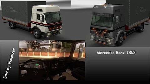 Mercedes 1853 edit by Ekualizer v1.13.3 ETS2 Mod
