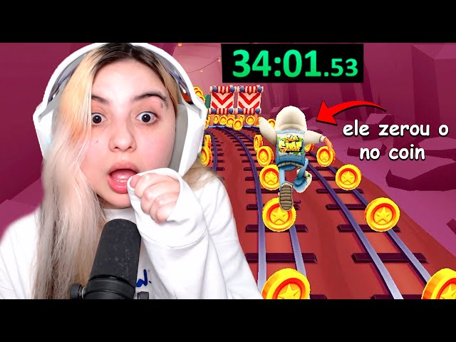 😱 INACREDITÁVEL! ELE FEZ 𝟮𝟬 𝗠𝗜𝗡𝗨𝗧𝗢𝗦 DE 𝗡𝗢 𝗖𝗢𝗜𝗡 NO SUBWAY  SURFERS! 🥇(𝗧𝗢𝗣𝟭 𝗠𝗨𝗡𝗗𝗜𝗔𝗟)🏆 ‹ KHORTEX › 