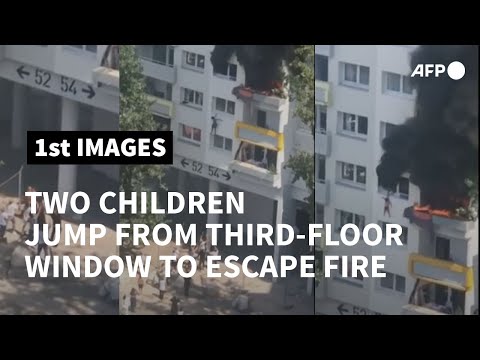 France: two children jump from 3rd floor to escape fire in Grenoble | AFP